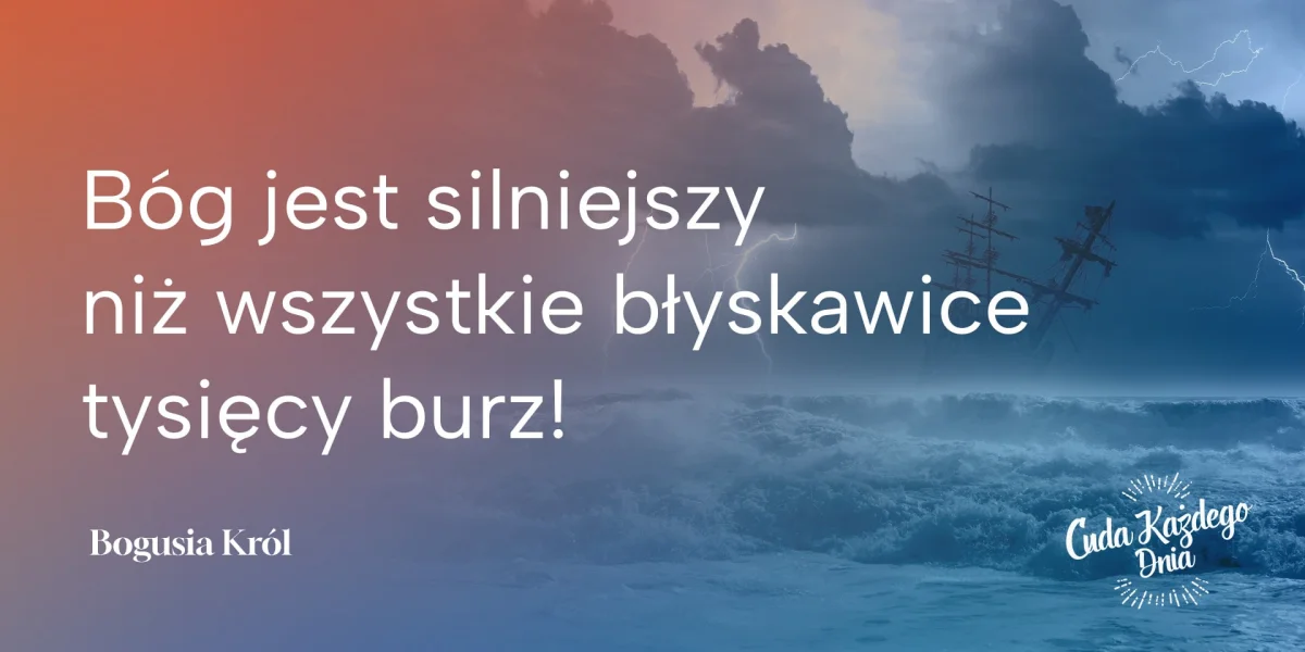Głos Boga jak potężne trzęsienie ziemi