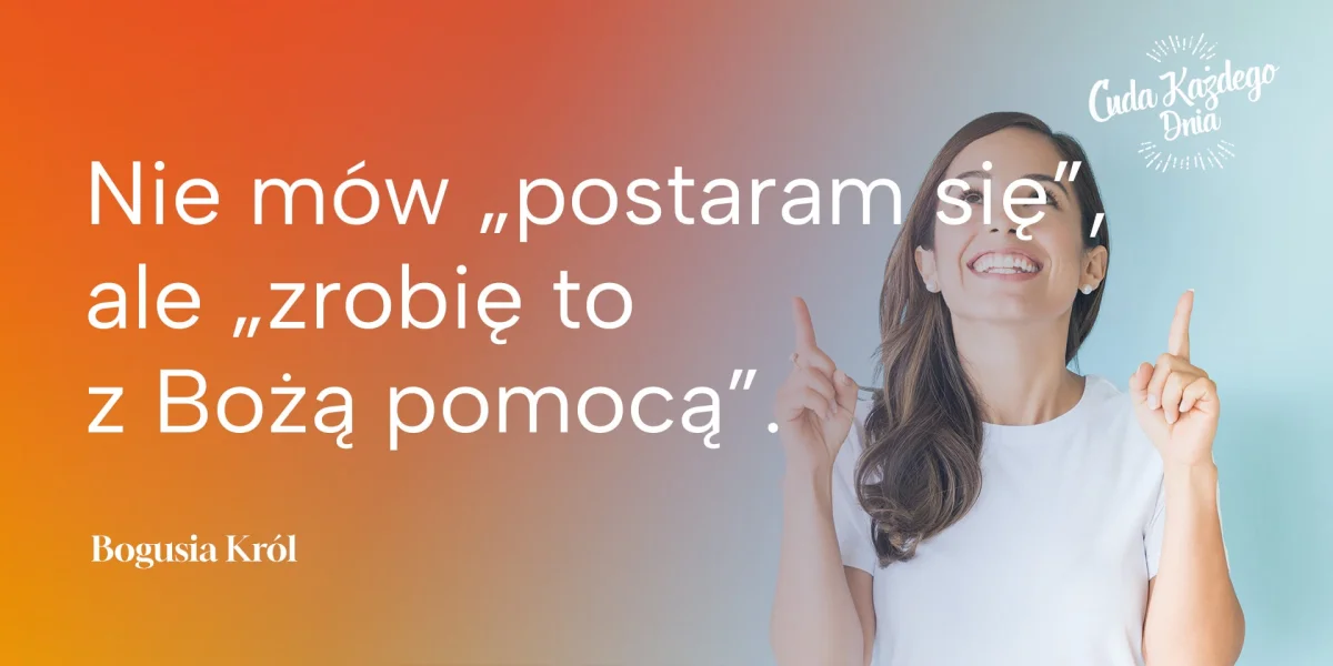 Nie mów „spróbuję”