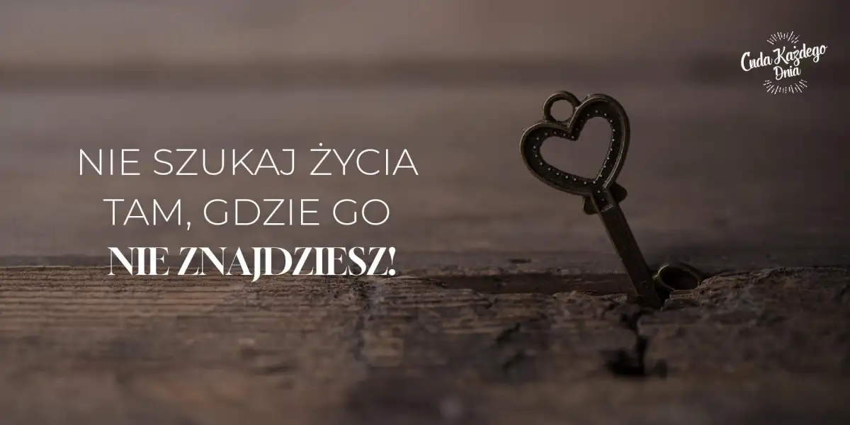 Klucz do spełnionego życia