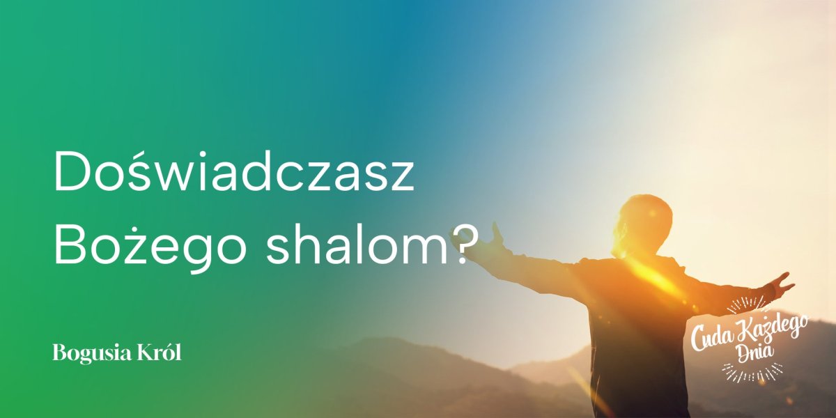 Zrób pierwszy krok z Bożą pomocą!