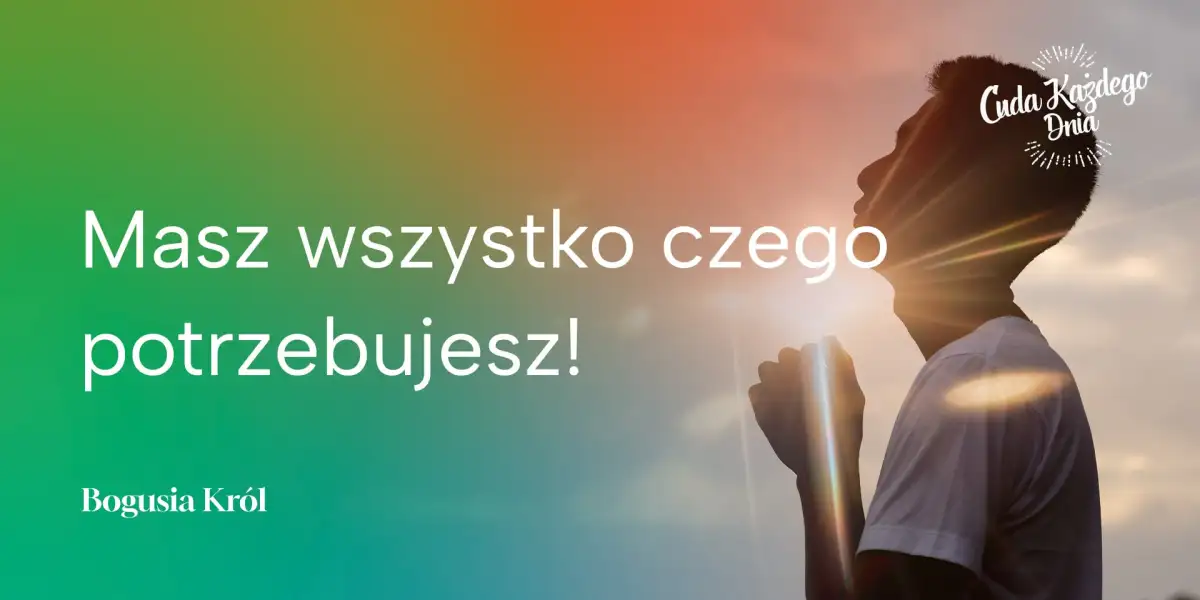 Jesteś dość dobry!