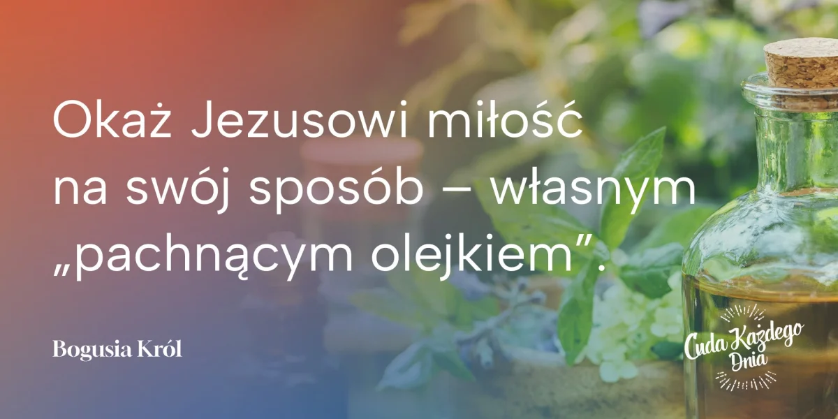 Twój pachnący olejek ma wartość!