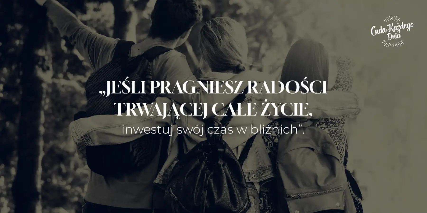Jeśli pragniesz radości…